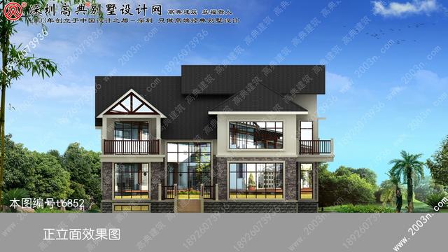 鄉村別墅效果圖大全！