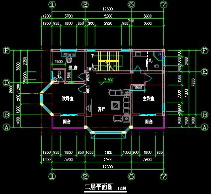 30萬建4層單家獨院式別墅！坡屋面形式鏤空欄桿以及八角窗運用！