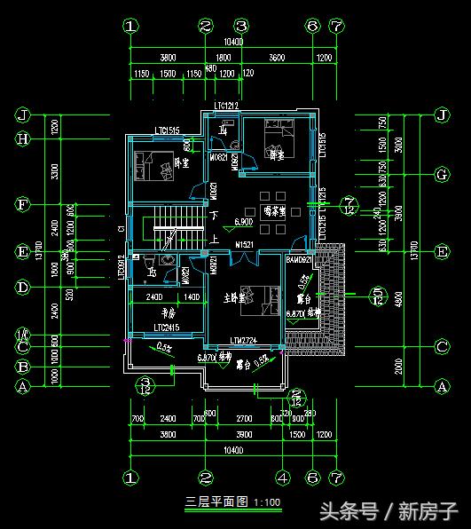 90%人會(huì)喜歡、10.40×13.7米帶閣樓、帶車(chē)庫(kù)自建別墅
