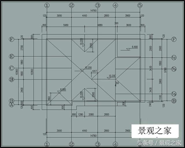 160平農村二層別墅設計施工圖紙（含效果圖）