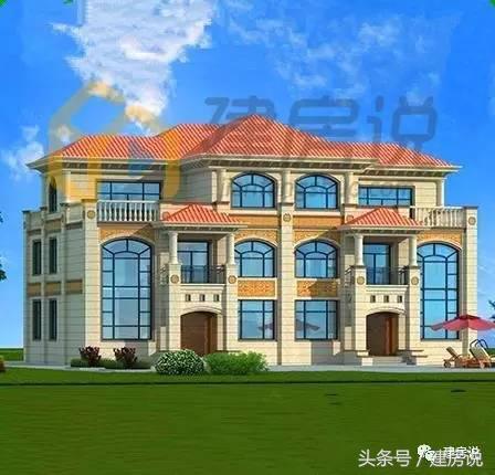 兄弟齊心，聯手建別墅！大氣歐式雙拼別墅帶車庫戶型