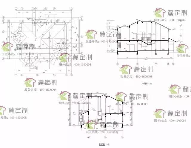 造價40萬，8室4廳高格調自建別墅圖紙免費分享