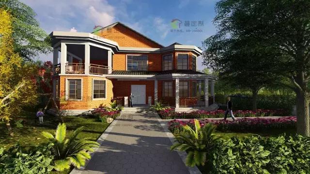 造價40萬，8室4廳高格調自建別墅圖紙免費分享