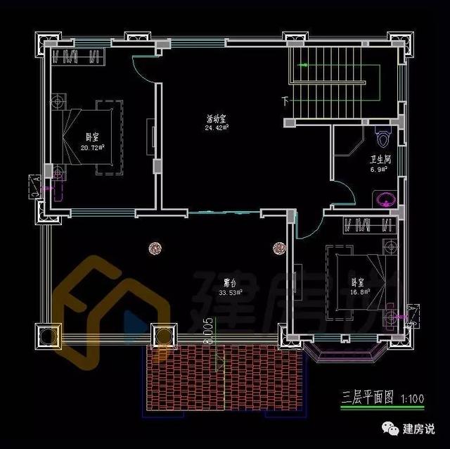 鄉村明星別墅！一款男女老少都喜愛的農村別墅戶型