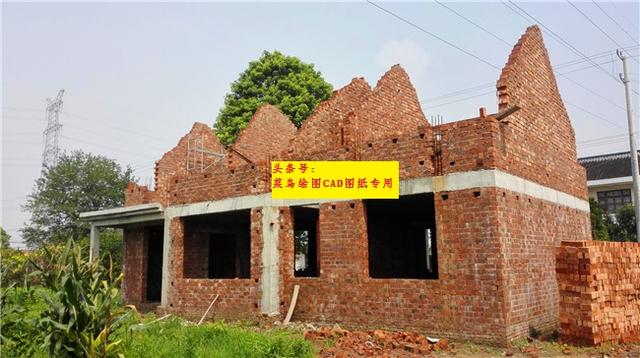 16萬建2層別墅，木結構框架斜頂，冬暖夏涼帶天井及后庭院