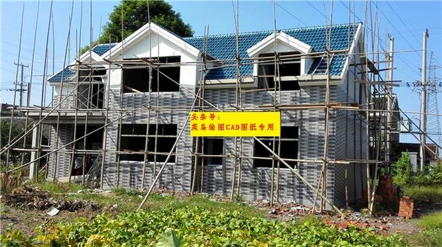16萬建2層別墅，木結構框架斜頂，冬暖夏涼帶天井及后庭院