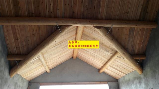 16萬建2層別墅，木結構框架斜頂，冬暖夏涼帶天井及后庭院