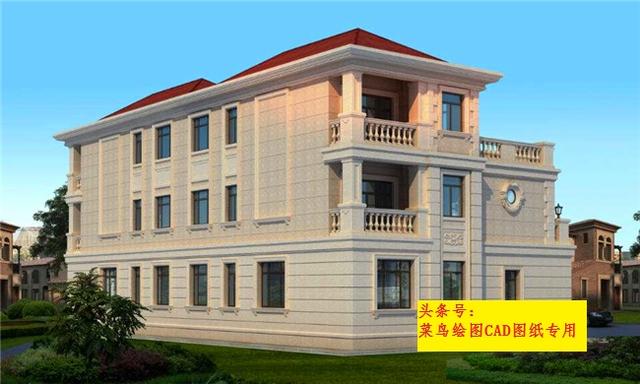 39萬(wàn)建雙拼（單戶）別墅，2套造型方案、高檔大氣帶車庫(kù)大露臺(tái)