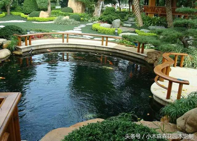 別墅花園之魚池設計