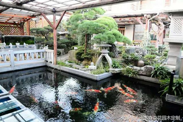 別墅花園之魚池設計