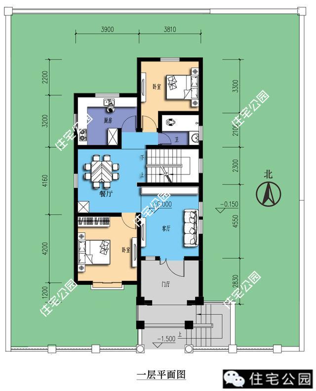 2套占地不到100平的別墅戶型，哪套設計更合你意？