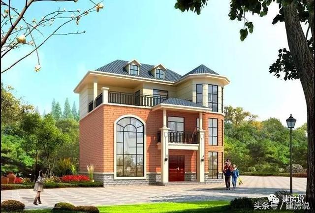 無法抗拒的美墅！三層復式客廳帶涼亭露臺別墅設計欣賞