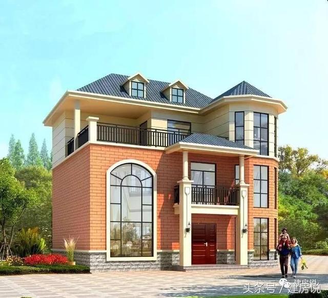 無法抗拒的美墅！三層復式客廳帶涼亭露臺別墅設計欣賞