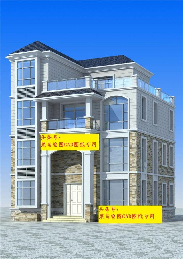 45萬建4層別墅！框架結構（樁基），帶夾層客廳、玄關、娛樂室