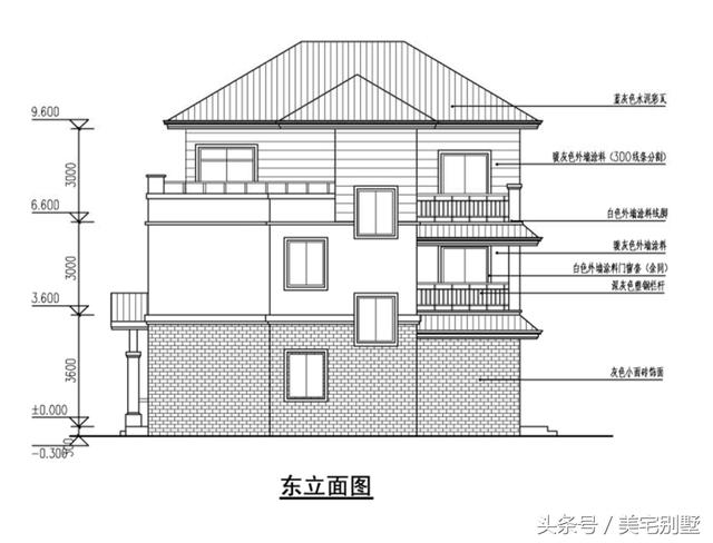 11X12 實用型小別墅，布局合理，5個臥室，雙露臺