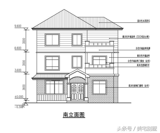 11X12 實用型小別墅，布局合理，5個臥室，雙露臺