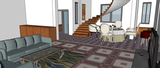 易蓋房圖紙：12X11米農村別墅，挑空客廳+旋轉樓梯，戶型棒