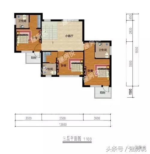 這是一款帶地下室輕鋼結構戶型，建造在水上的度假農村別墅