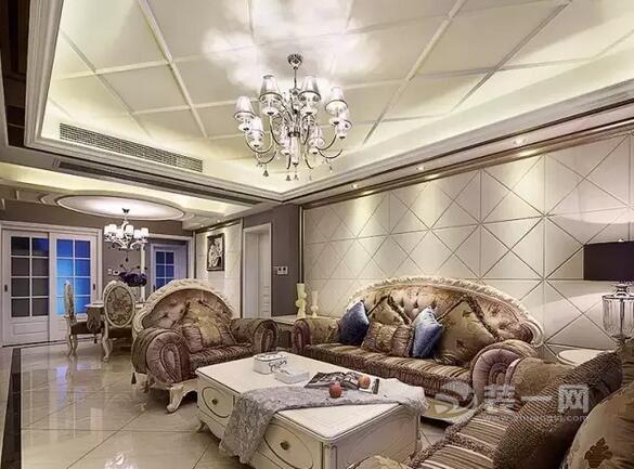 152平簡(jiǎn)歐輕奢聯(lián)排別墅裝修效果圖