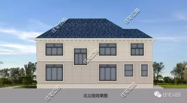 15X12米農(nóng)村2層別墅，實(shí)用戶型適合三代人，26萬(wàn)蓋好！