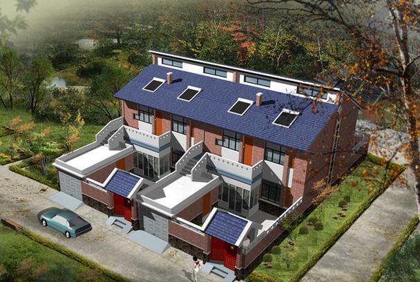 16套雙拼別墅合集，家有二胎這樣建別墅更實(shí)在哦