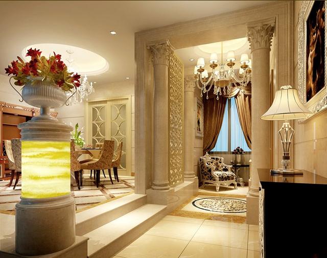 360平米別墅室內(nèi)歐式風(fēng)格設(shè)計(jì)效果圖