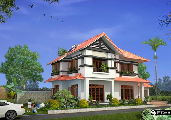 12X10米小別墅，洋氣外觀，舒適布局！