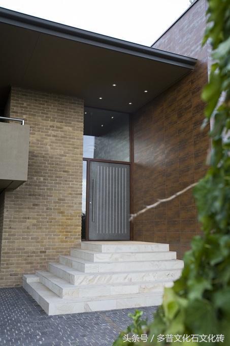 色彩如何定義建筑，人造文化磚設計案例連載（八）平層別墅