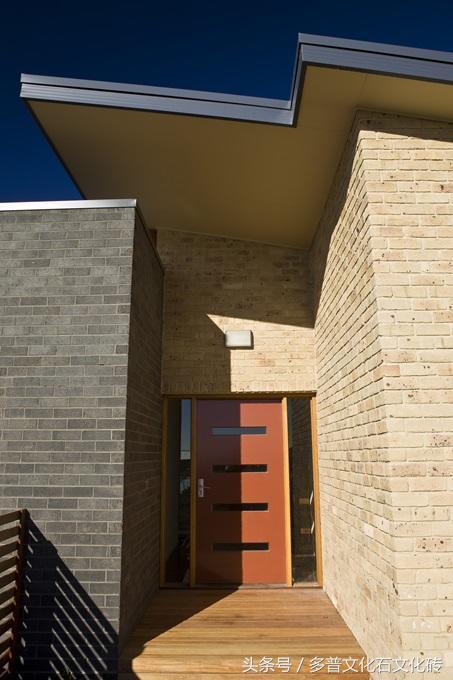 色彩如何定義建筑，人造文化磚設計案例連載（八）平層別墅