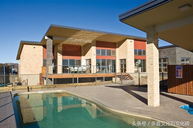 色彩如何定義建筑，人造文化磚設計案例連載（八）平層別墅