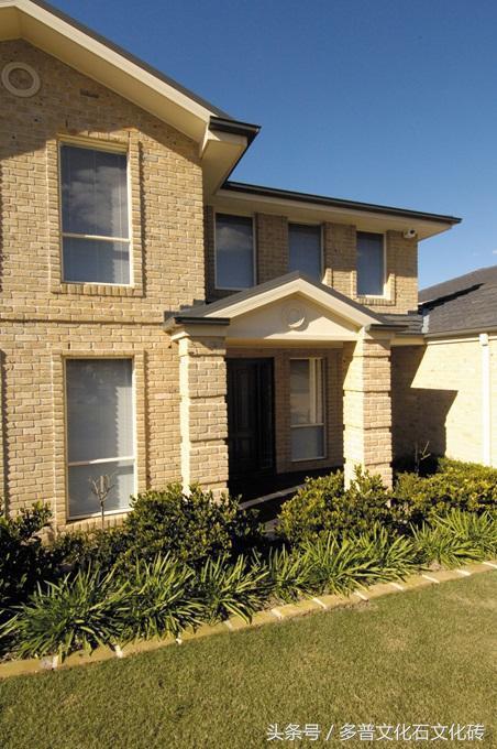 色彩如何定義建筑，人造文化磚設計案例連載（八）平層別墅