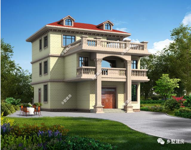 520福利大放送-農村超火豪華套餐自建別墅圖，風格各有不同！