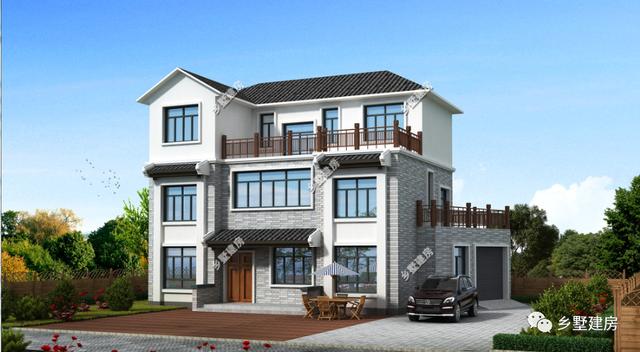 520福利大放送-農村超火豪華套餐自建別墅圖，風格各有不同！