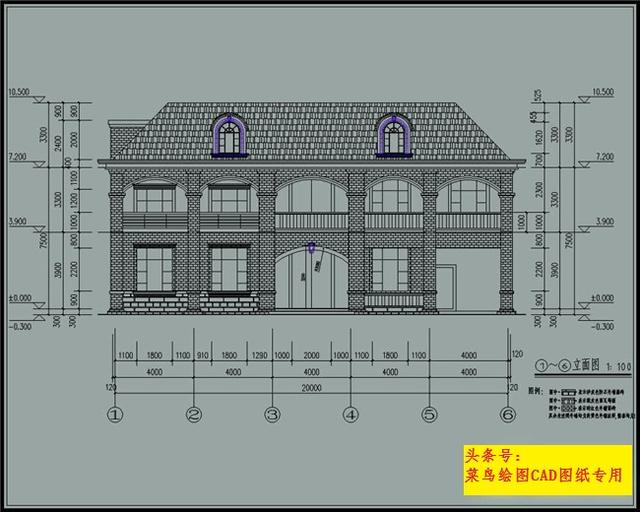 36萬建2層別墅！外觀造型美觀大方，帶連廊、中堂、室內停車庫