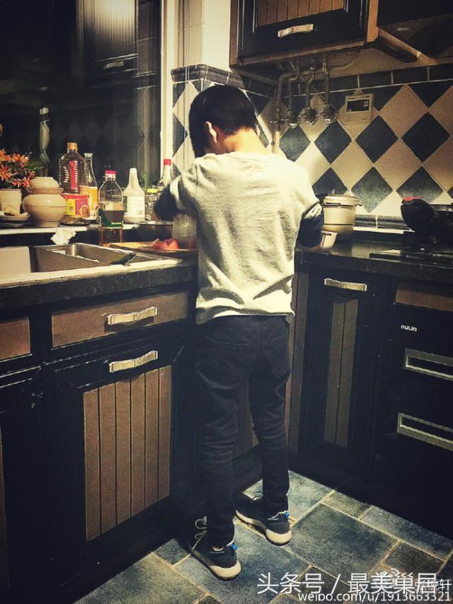 天天爸張亮大別墅裝修如此宜居 那么會做飯 真是模特界一股清涼