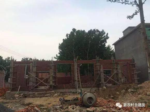 40萬兄弟合建雙拼別墅，施工全程實拍，含平面