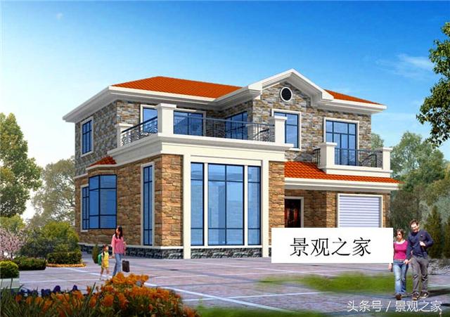 10套二層別墅效果圖賞析 農村自建房推薦