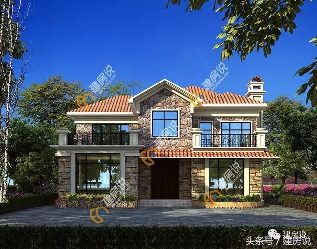 我在老家建好這幢別墅，老鐵們紛紛表示也要建個這樣的