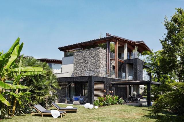 意大利石頭與木頭結合的鄉村別墅