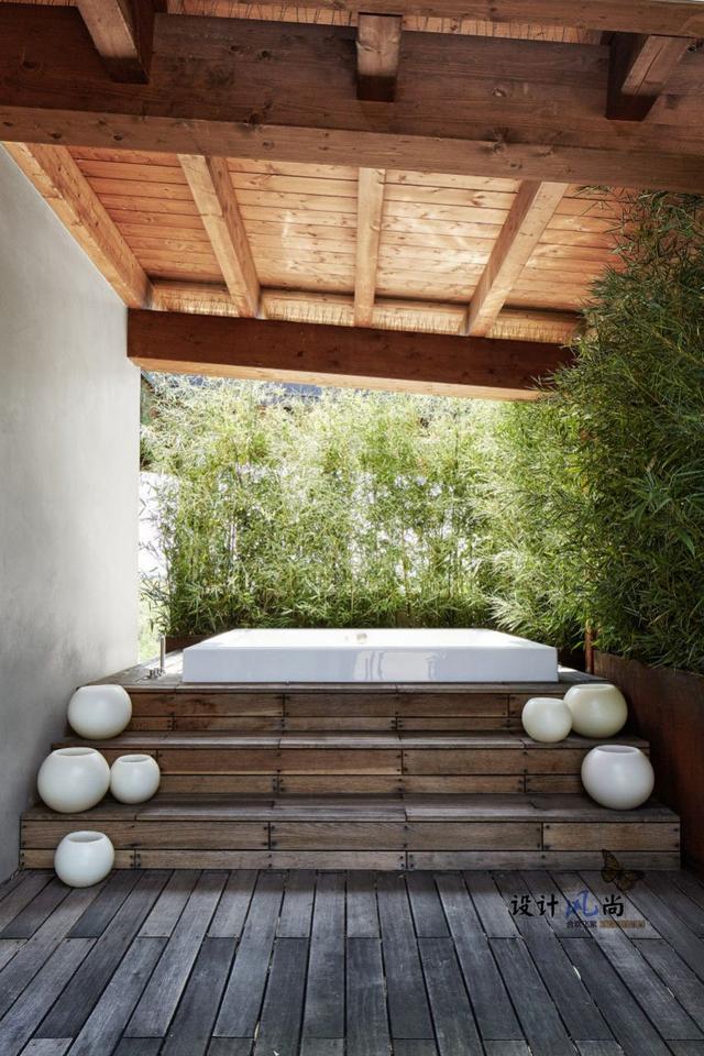 意大利石頭與木頭結合的鄉村別墅