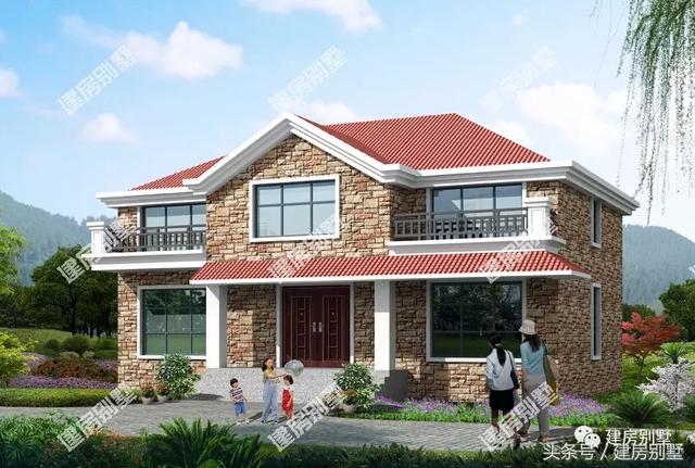 3棟二層農村別墅戶型圖，別墅漂亮圖紙詳細，誰看了都會贊不絕口