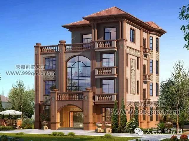 新農(nóng)村13.1X13.9米別墅設(shè)計(jì)圖，三層半豪華歐式風(fēng)！