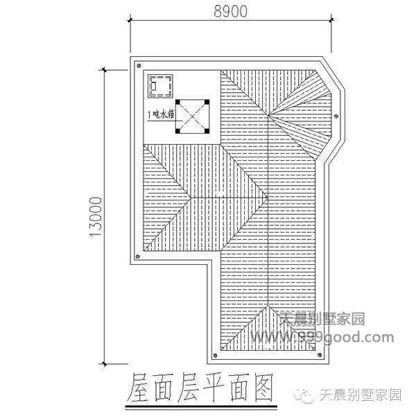 新農(nóng)村13.1X13.9米別墅設(shè)計(jì)圖，三層半豪華歐式風(fēng)！