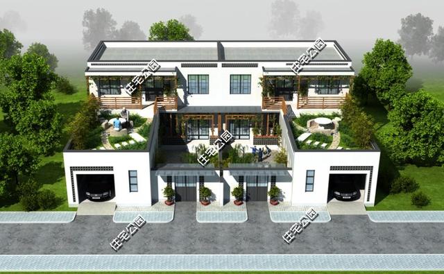 缺少宅基地，四套雙拼戶型來幫你