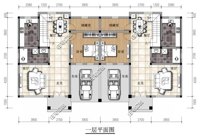缺少宅基地，四套雙拼戶型來幫你