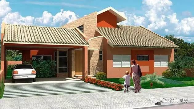 10套平房鄉村小別墅，趁春光正好，回農村建房吧