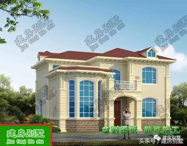 12米x11米兩層大氣別墅設(shè)計圖紙，沒圖紙能建成小別墅嗎？