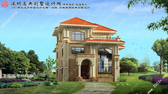 歐式別墅外觀圖片大全鄉村小別墅設計圖紙