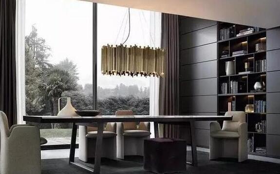 第一次到老板的別墅參觀，進門就給客廳的設計美呆了，大氣奢華