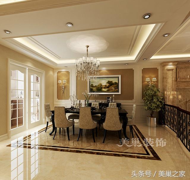 有個有錢的老爸就是不一樣，260平別墅簡歐風格，奢華的生活